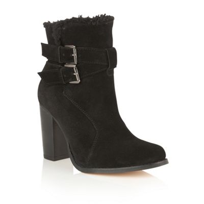 Ravel Black suede 'Silverton' ankle boots